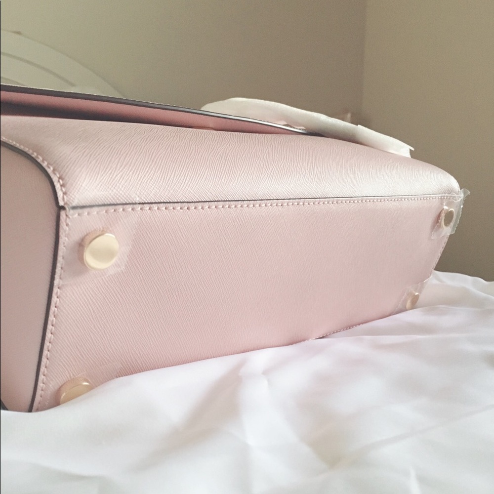 π«SOLDπ« NWT Michael Kors Ava Satchel in Blossom (baby pink) - Picture 5 of 8